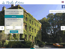 Tablet Screenshot of le-moulin-artres.com